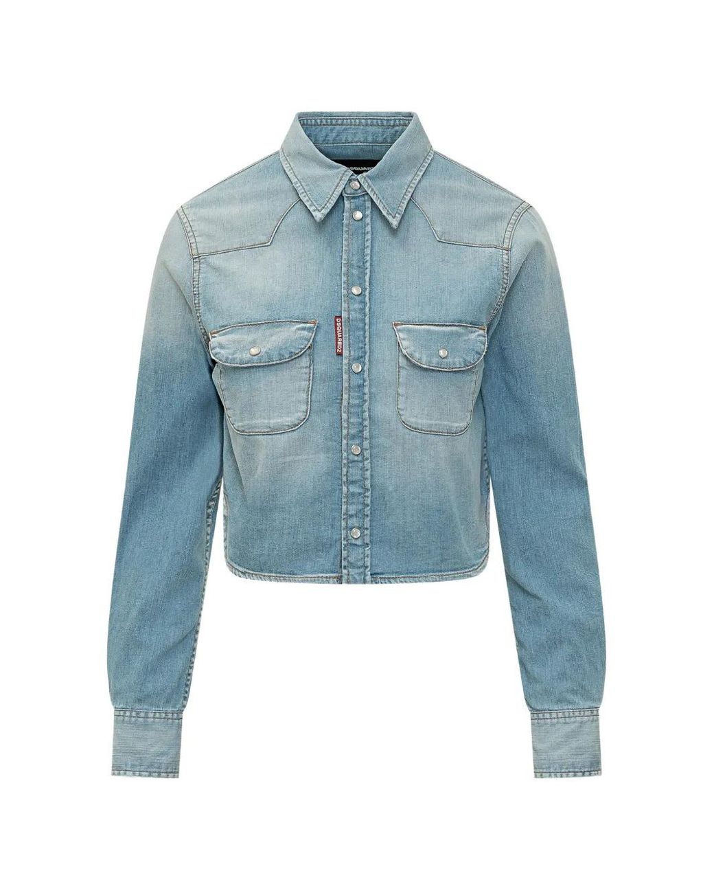 DSquared² Blue Denim Shirts
