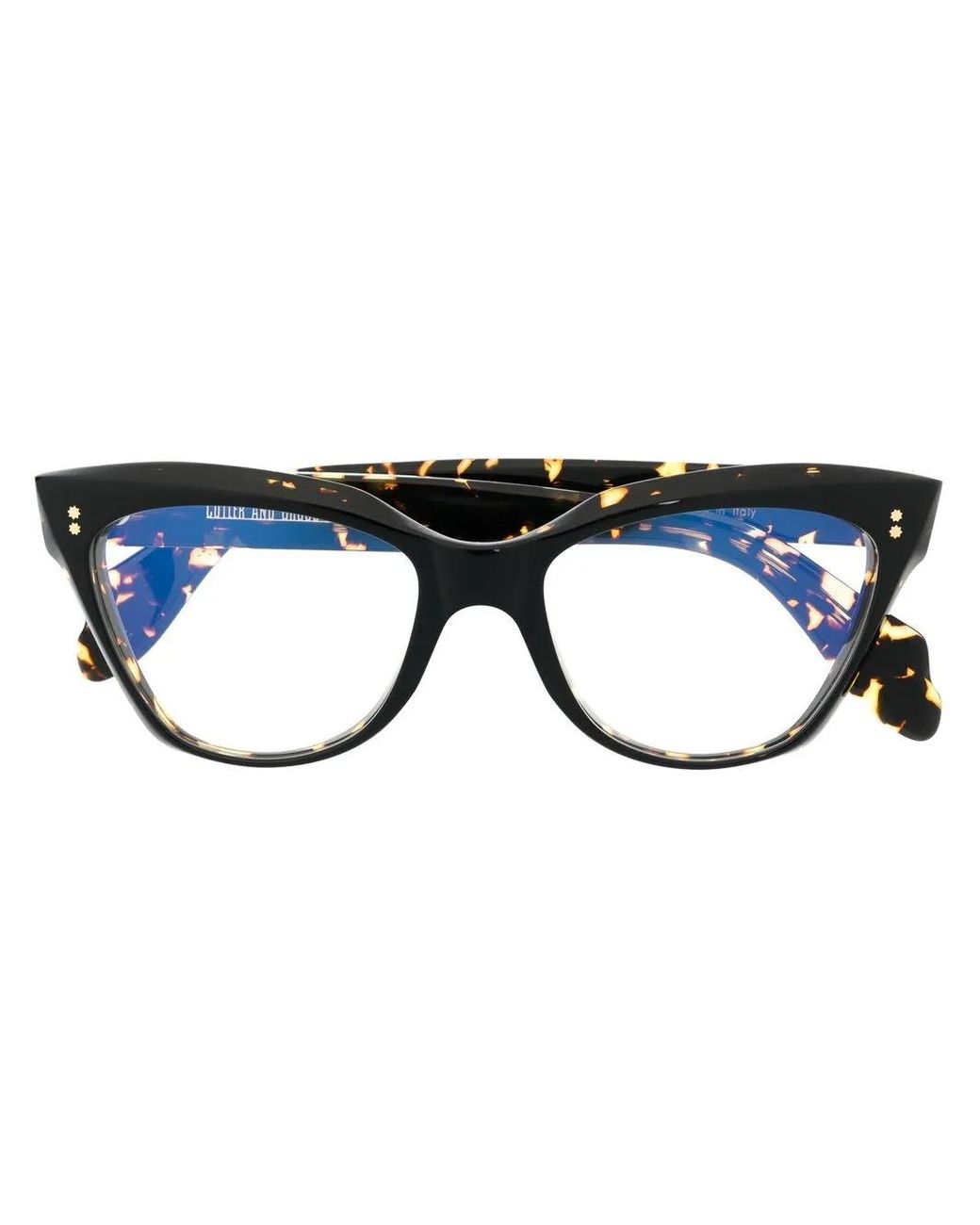 Cutler & Gross Bril Met Cat-Eye Montuur in het Black