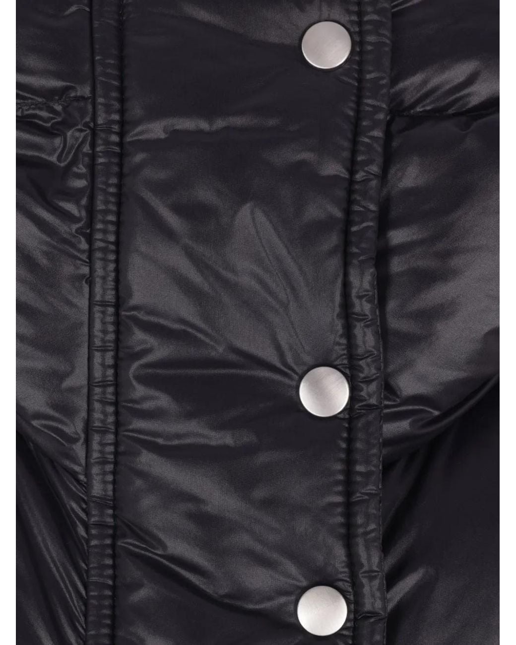 Jil Sander Black Hooded Button-Up Jacket for men