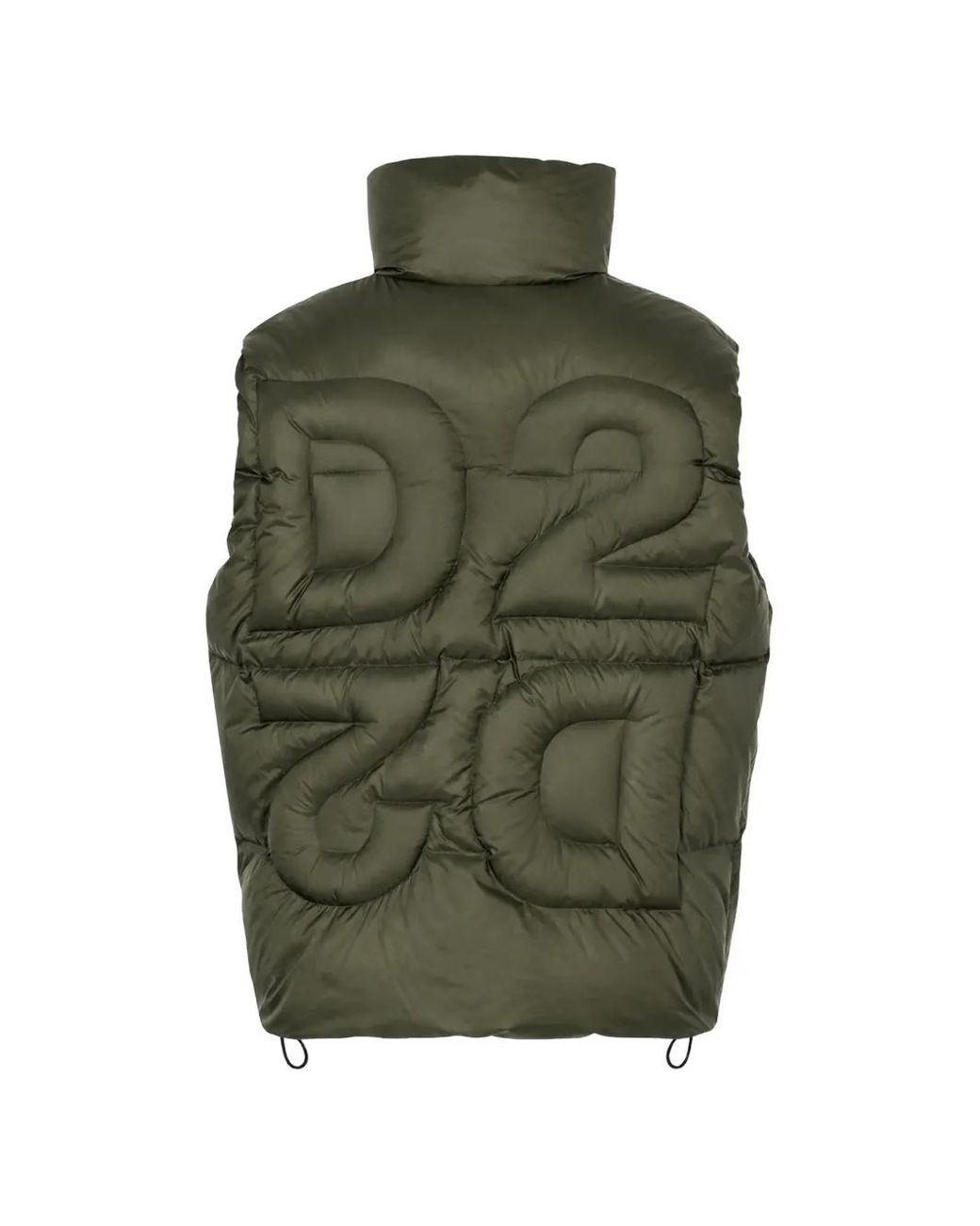 DSquared² Green Upside Down Vest for men