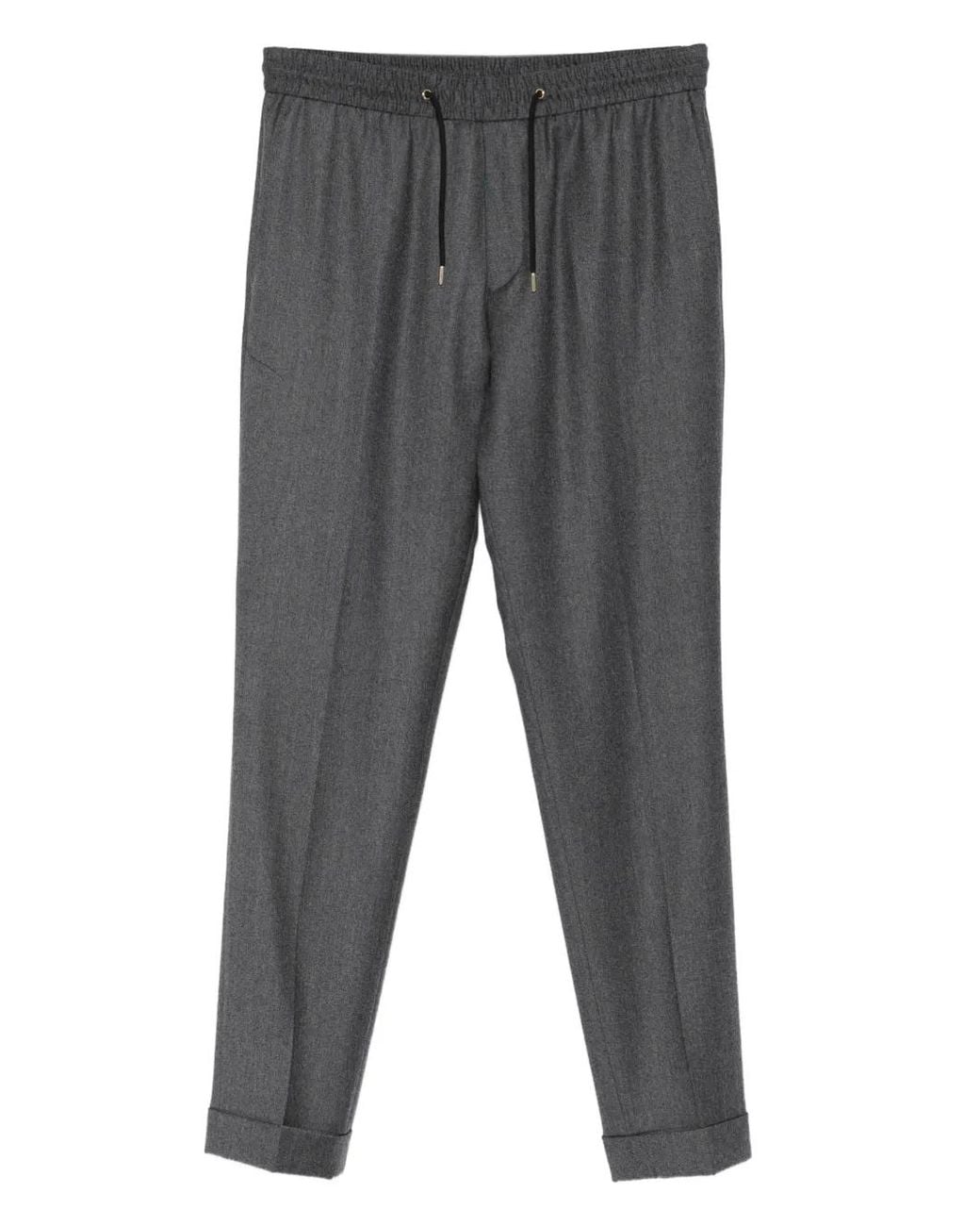 Paul Smith Gray Drawstring Trousers for men