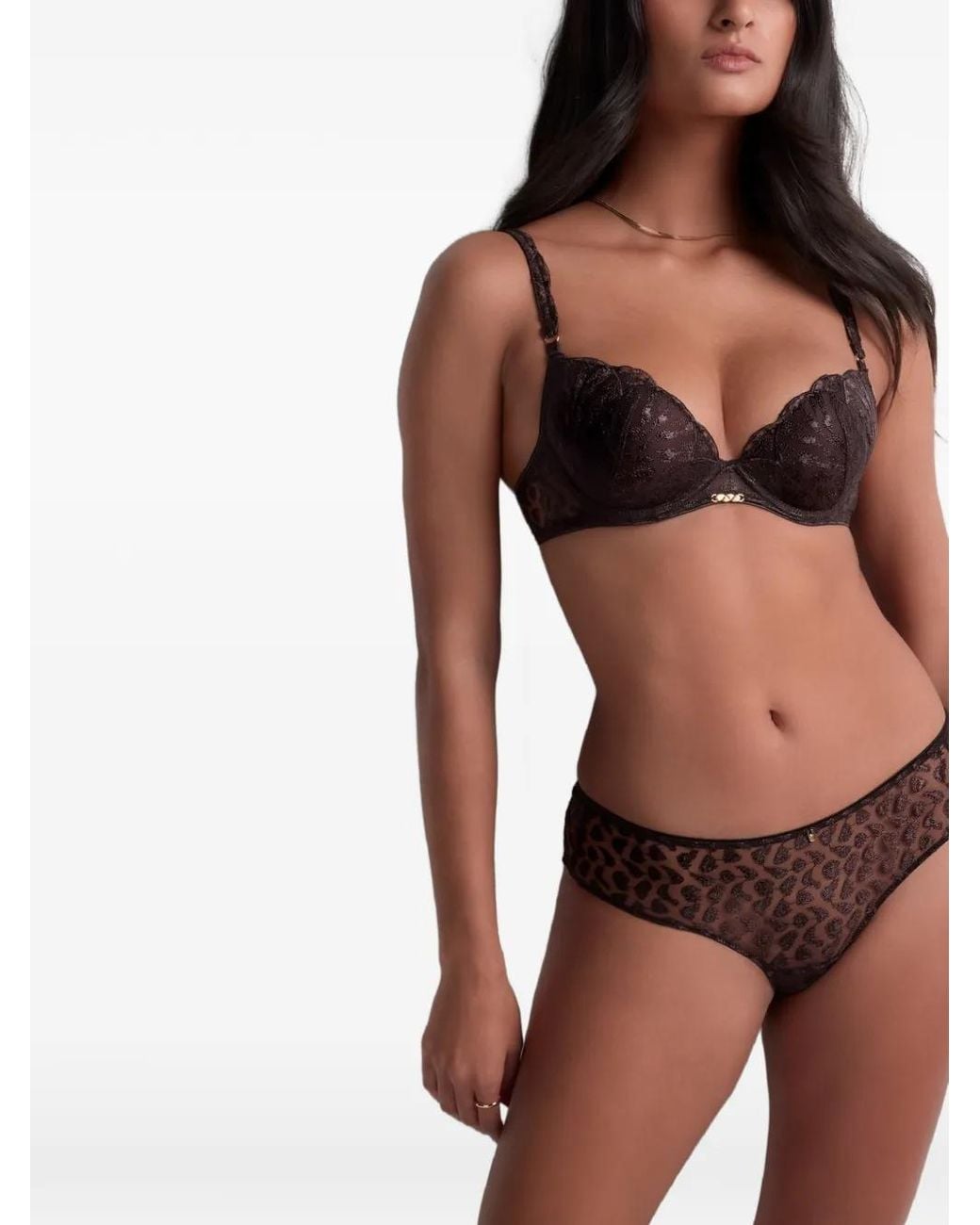 Slip Crazy di Aubade in Brown