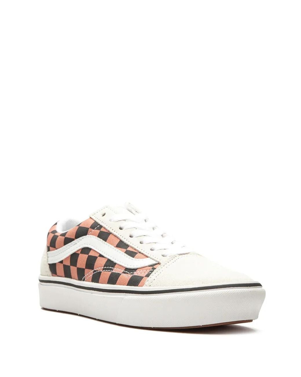 Vans White Old Skool Comfycush "Mixed Media" Sneakers
