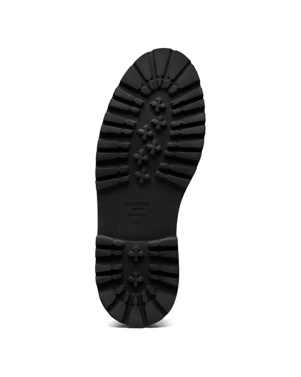 Thom Browne Black Vitello Leather All Terrain Derbys for men