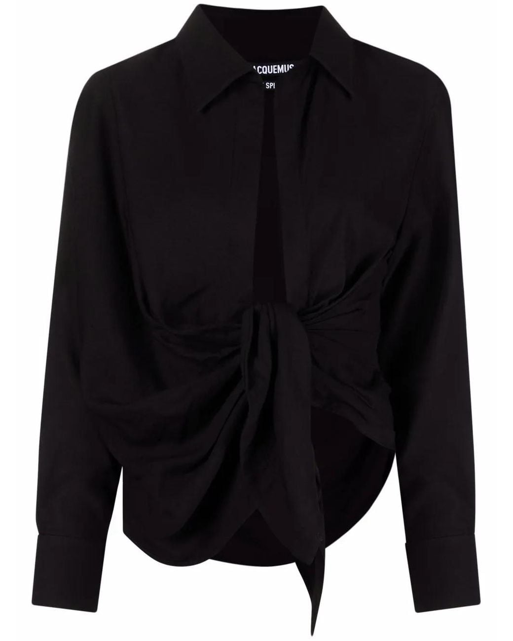 Jacquemus Black La Chemise Bahia