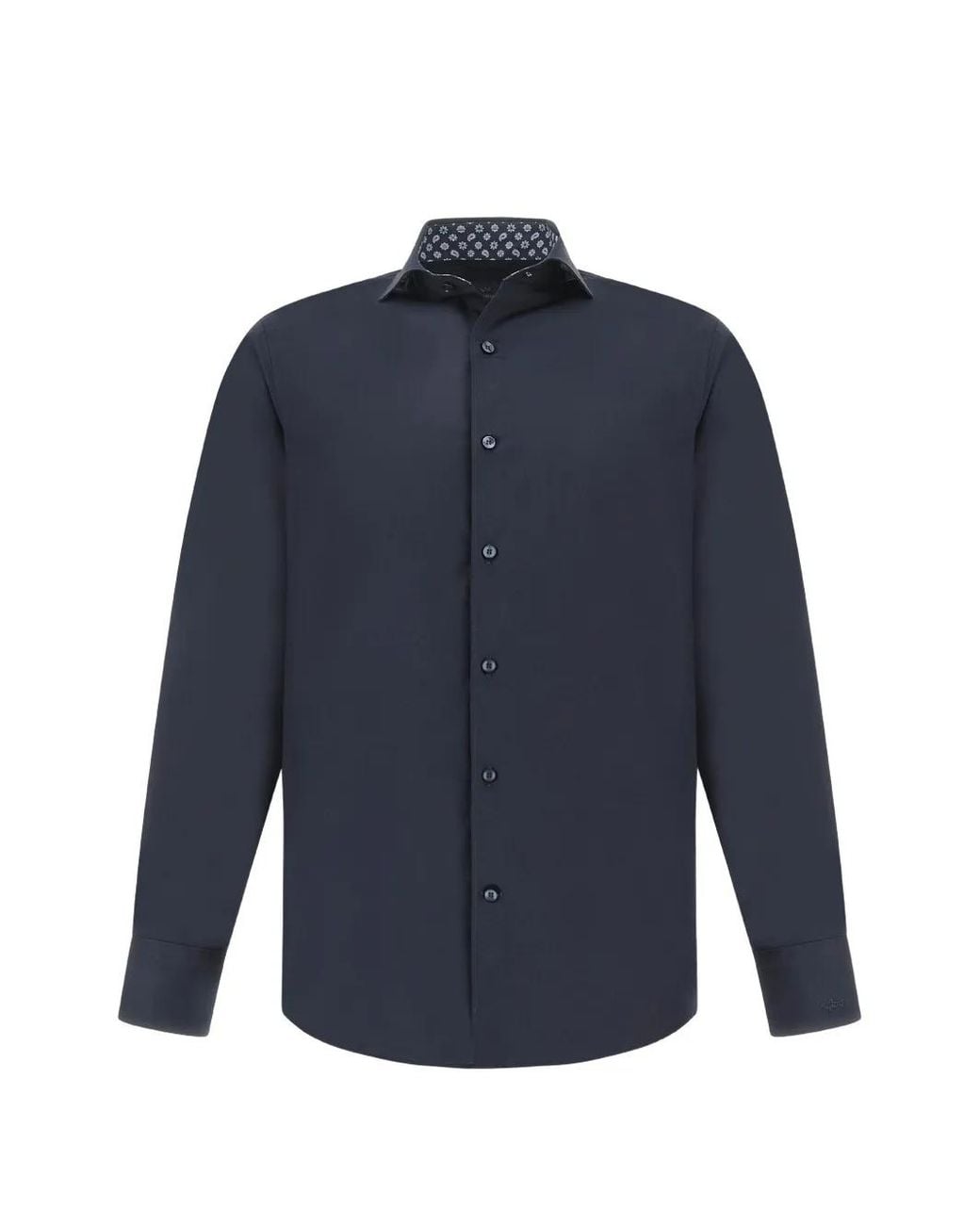Paul & Shark Blue Cotton Poplin Shirt for men