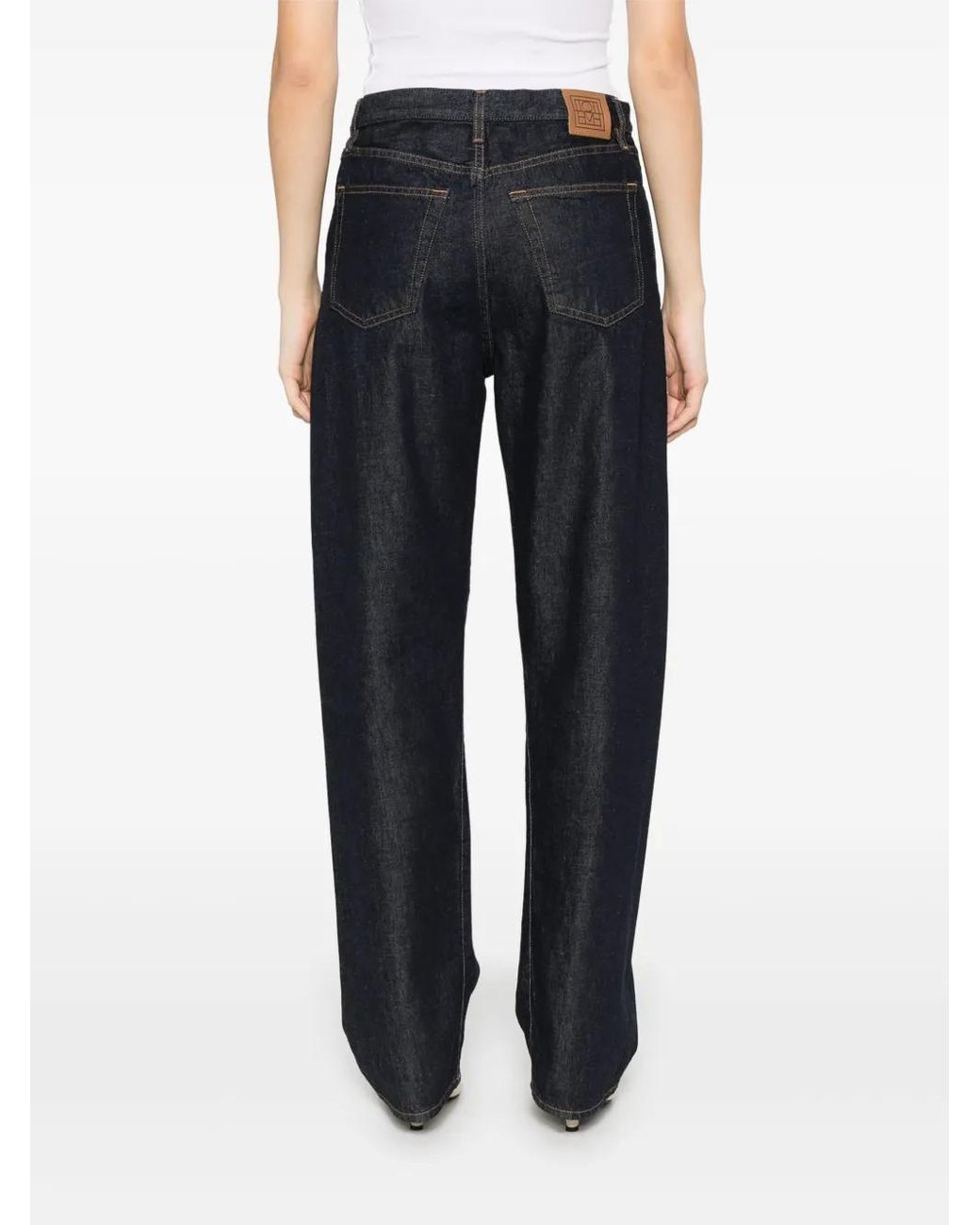 Totême Blue Twisted-Seam Jeans