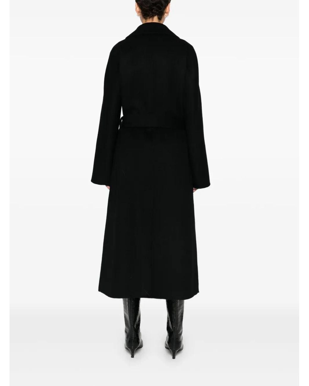 P.A.R.O.S.H. Black Belted Coat