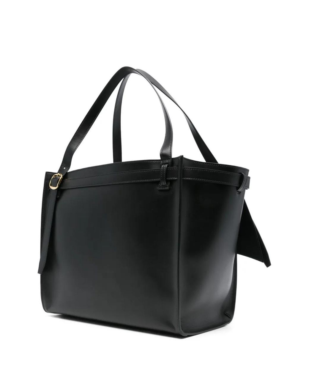 Coperni Black Medium 'Belt Cabas' Shopping Bag