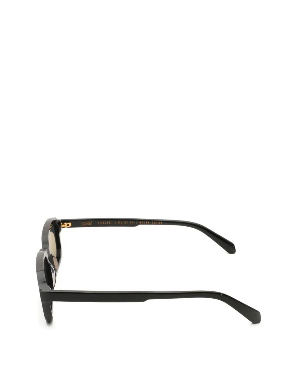 Gast Black Voce Rectangle-Frame Sunglasses
