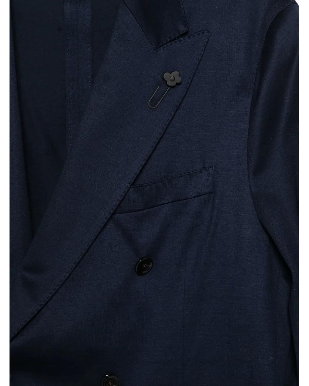 Lardini Blue Veste À Boutonnière Croisée for men