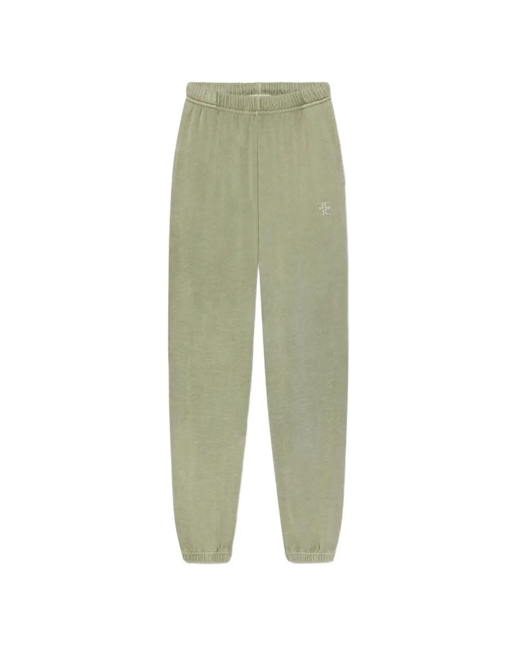 ÉTERNE Green Boyfriend Pocket Track Pants