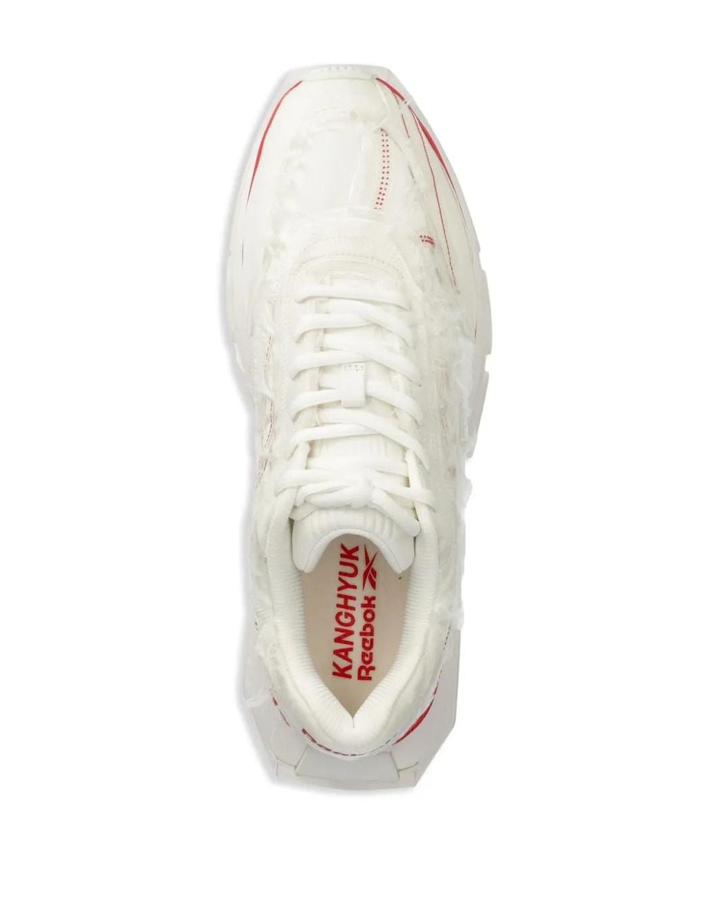 Reebok White Classic Ltd Lace-Up Sneakers for men