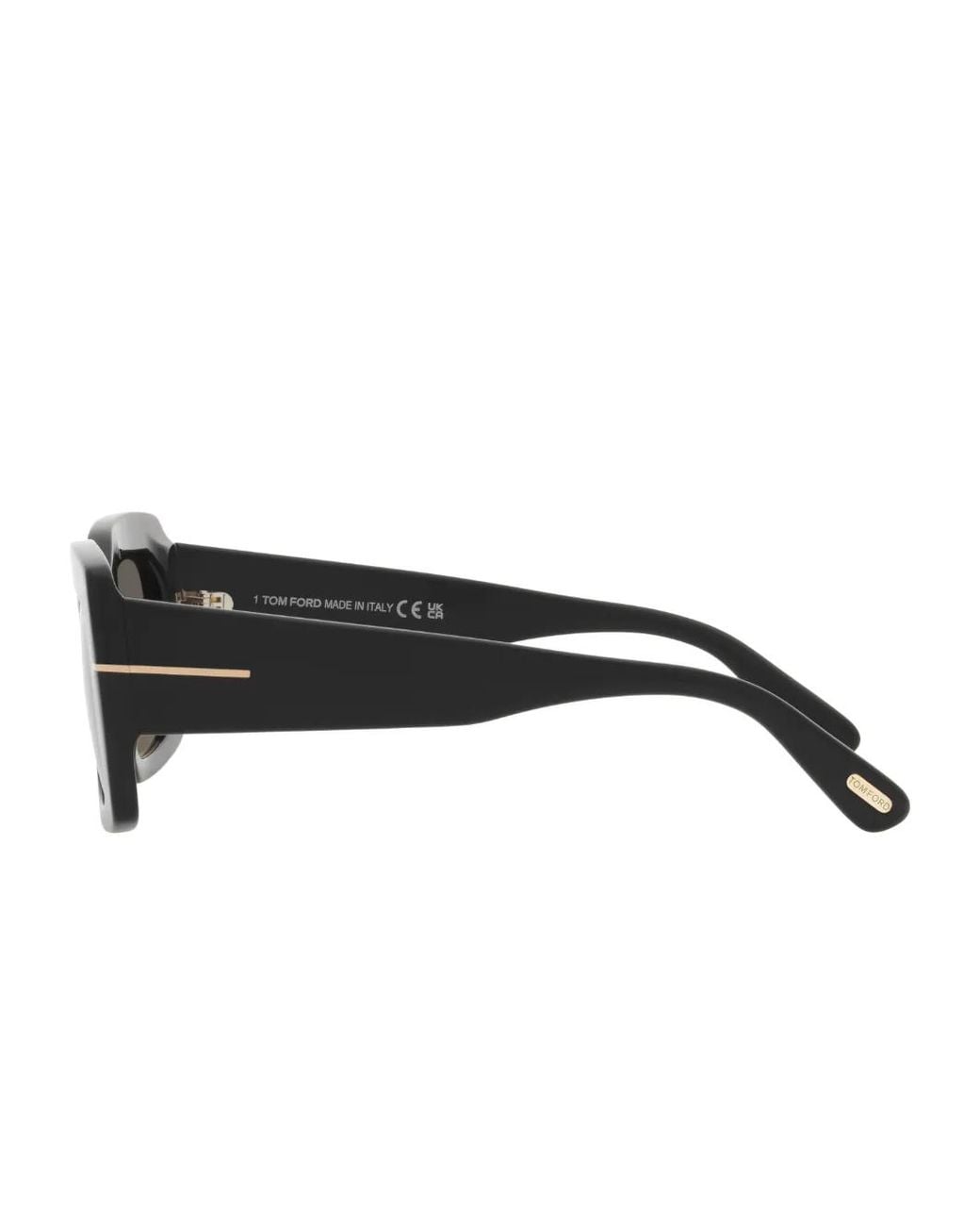 Tom Ford Black Square-Frame Sunglasses