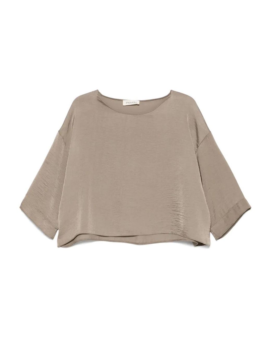 MOUTAKI Natural Crew-Neck T-Shirt