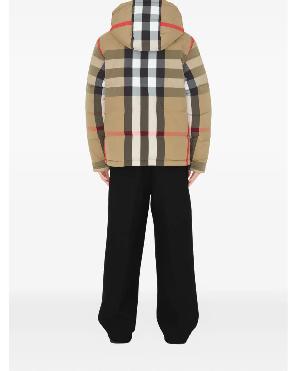 Burberry Natural Reversible Check Puffer Jacket for men