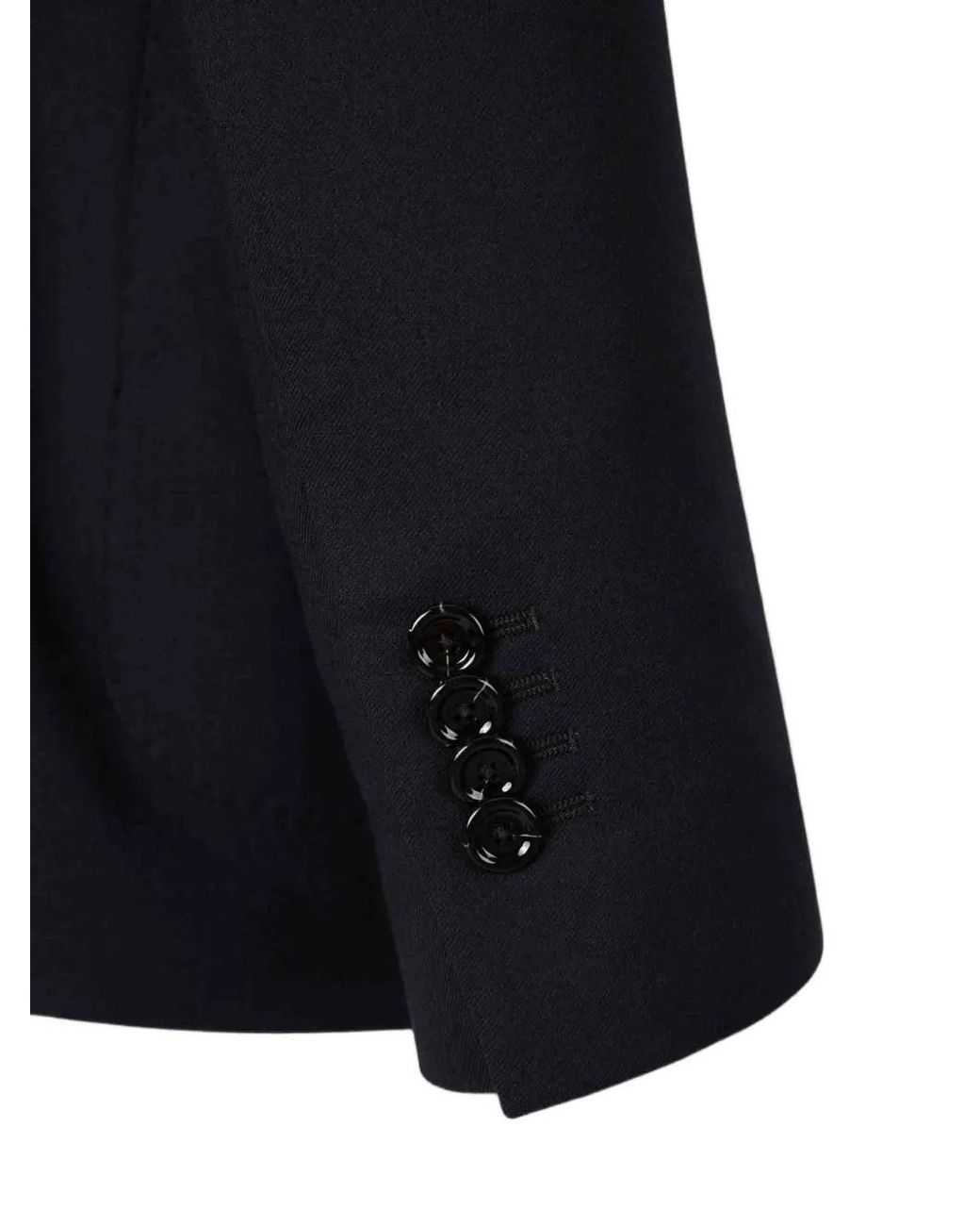 Lardini Blue Flower-Lapel Single-Breasted Blazer for men