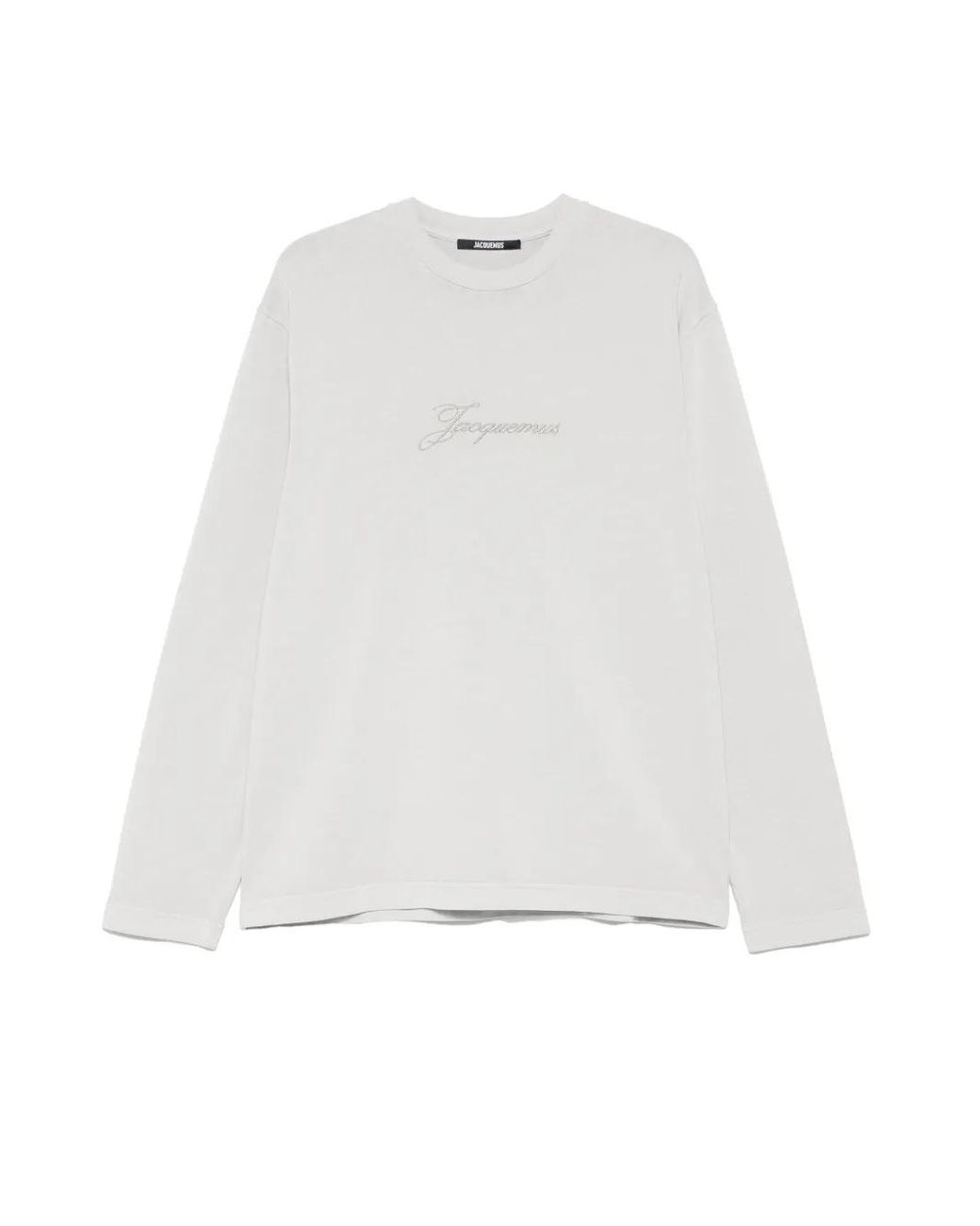 Jacquemus White T-Shirt À Manches Longues