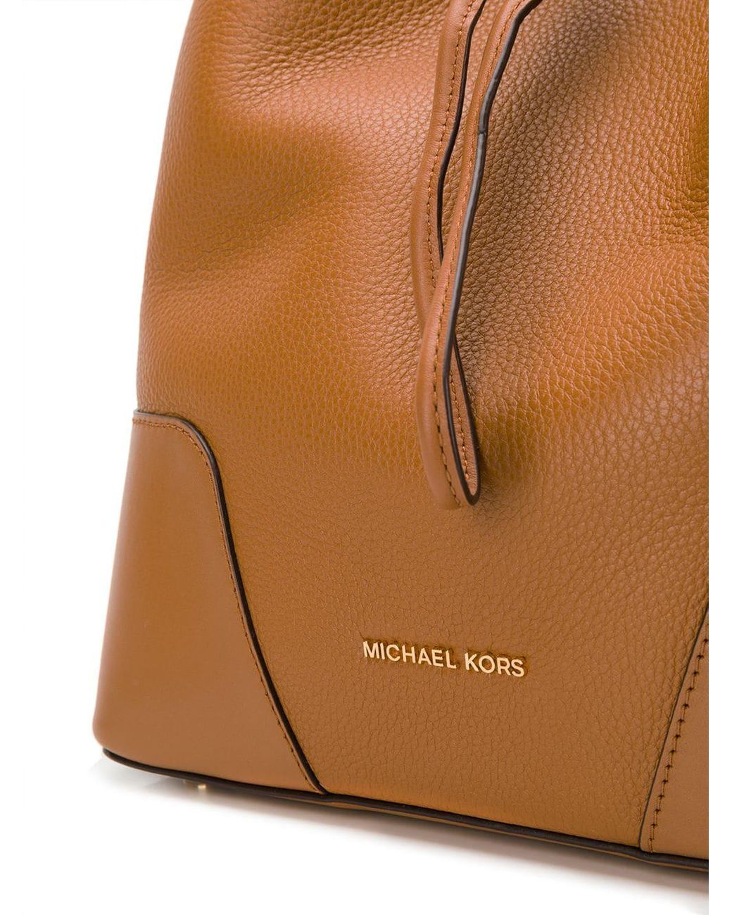Wonderful Are depressed Refund MICHAEL Michael Kors Cary Bucket Bag in Brown | Lyst Canada