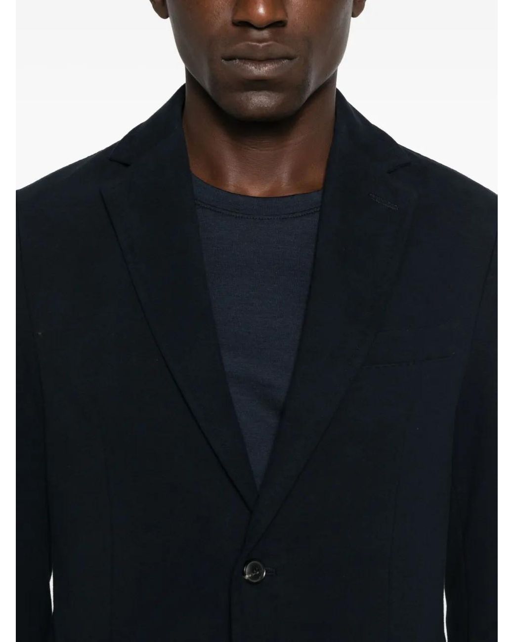 Circolo 1901 Blue Two-Button Patch-Pocket Blazer for men
