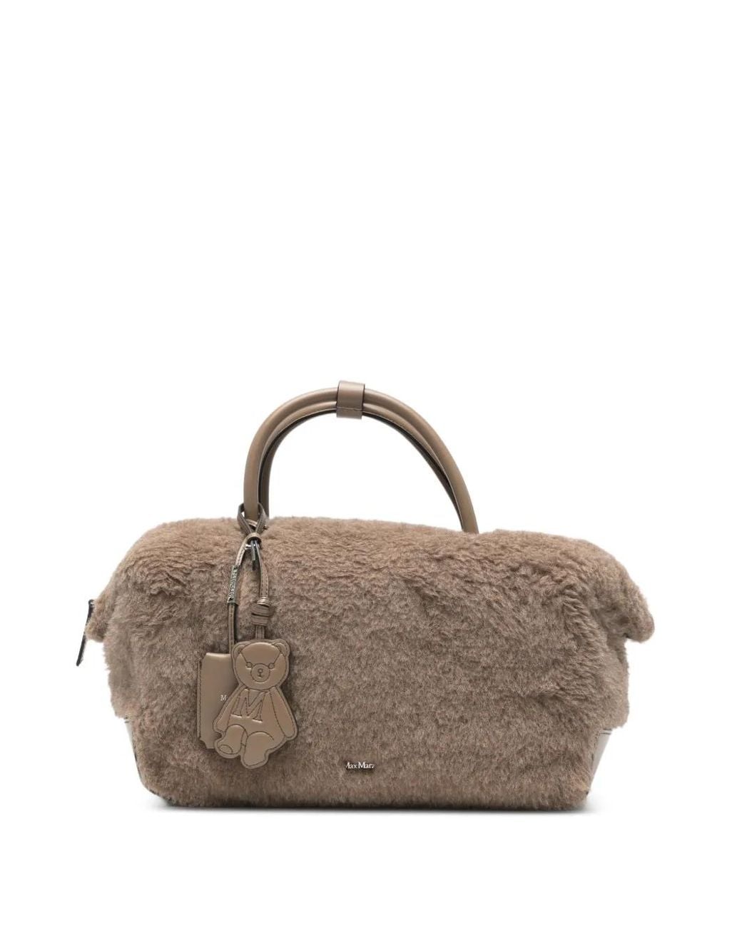 Borsa Tote Teddy di Max Mara in Brown