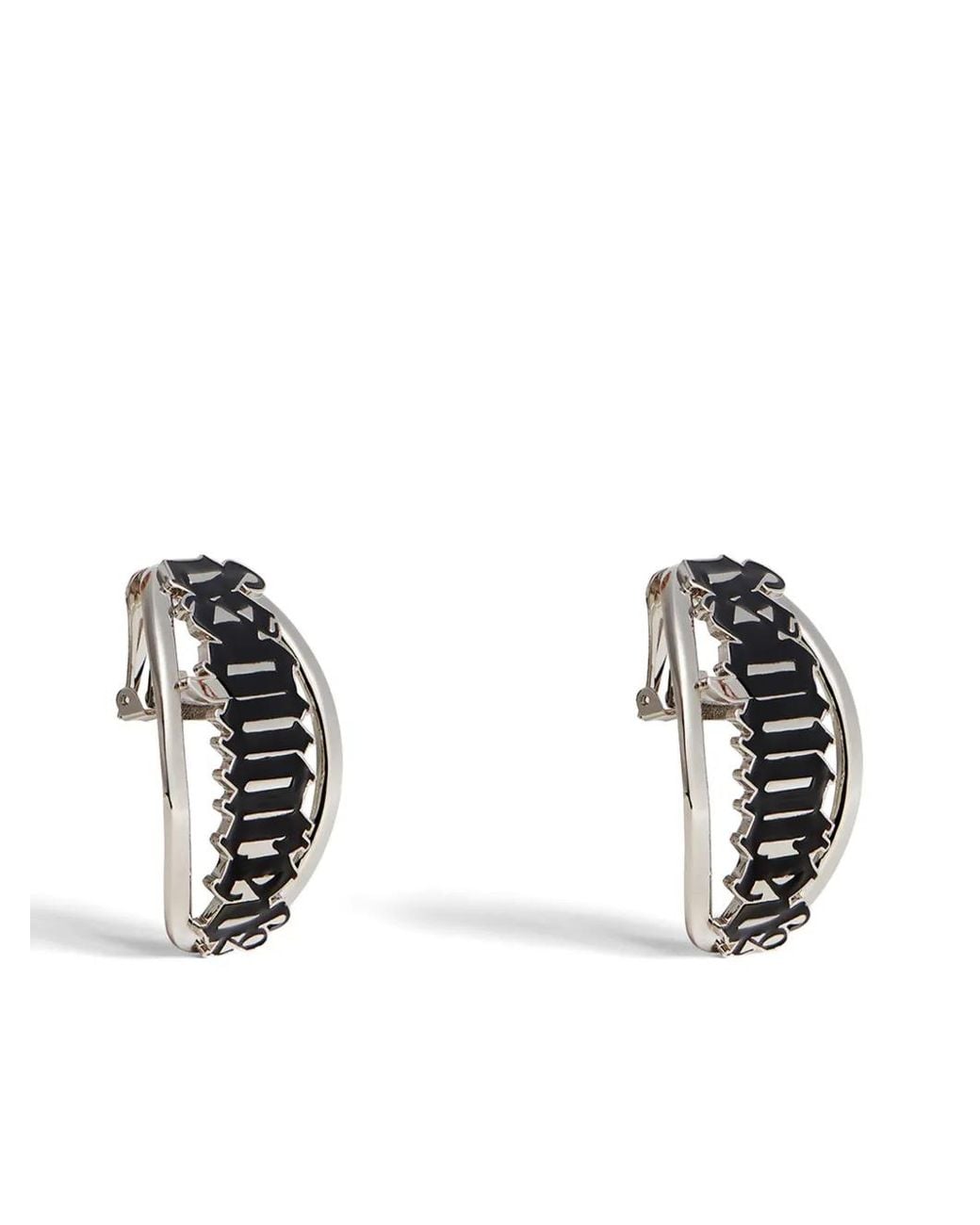 Orecchini A Clip Con Pendente di DSquared² in White