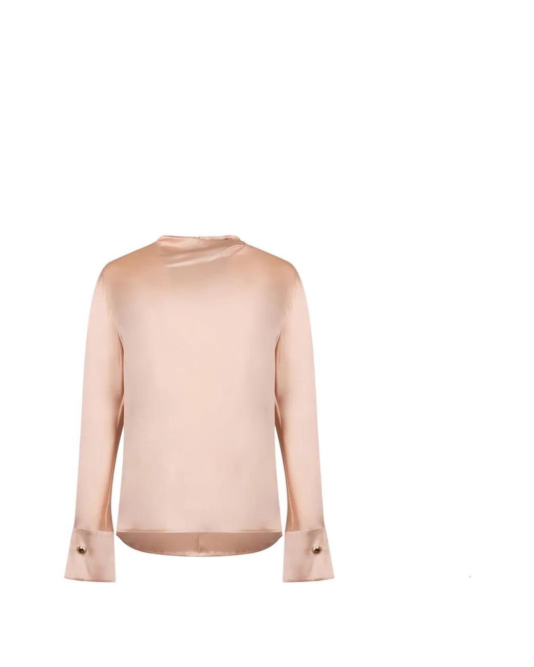 Max Mara Pink Button-Cuff Blouse