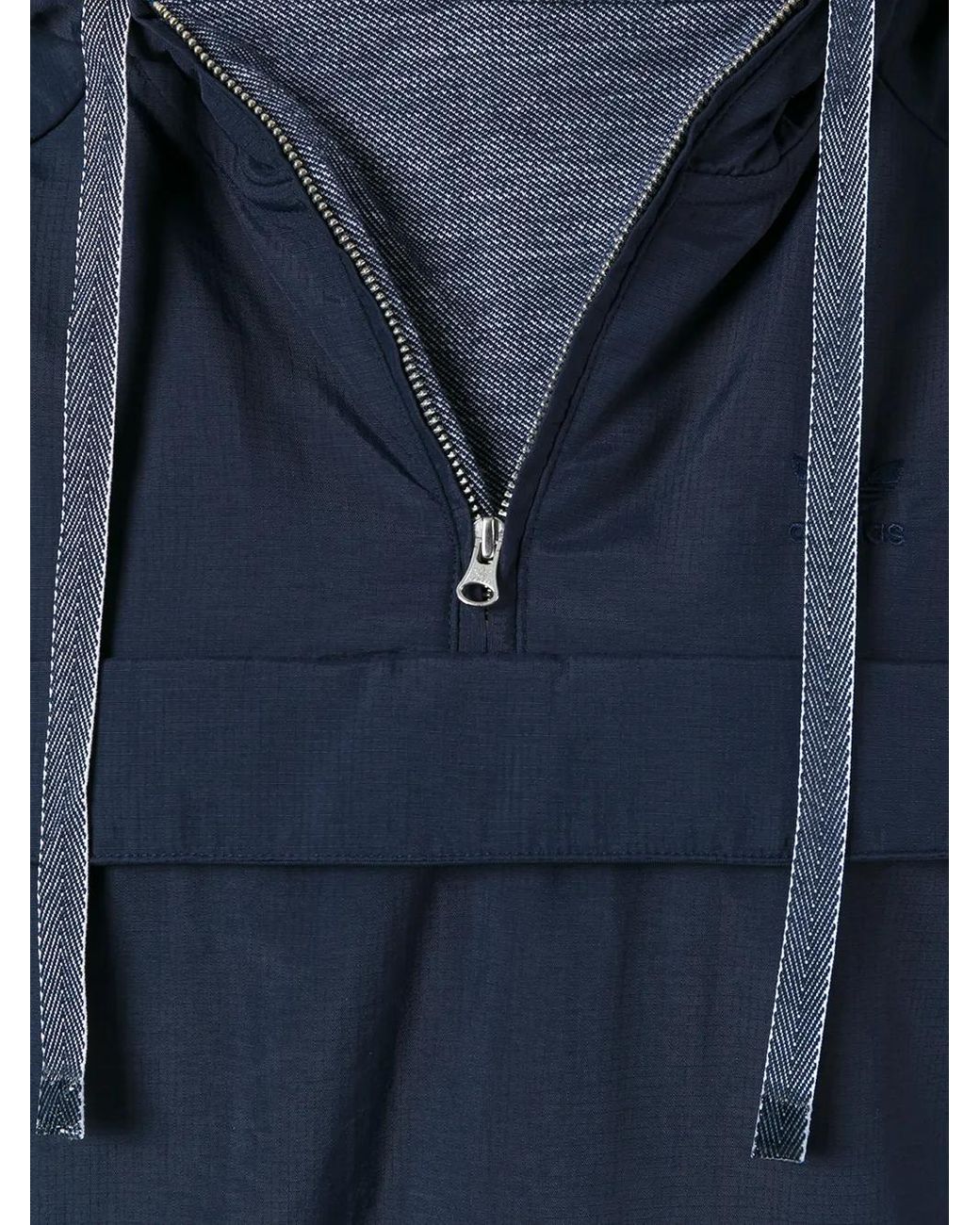 Sudadera Corta Con Capucha Adidas de color Blue