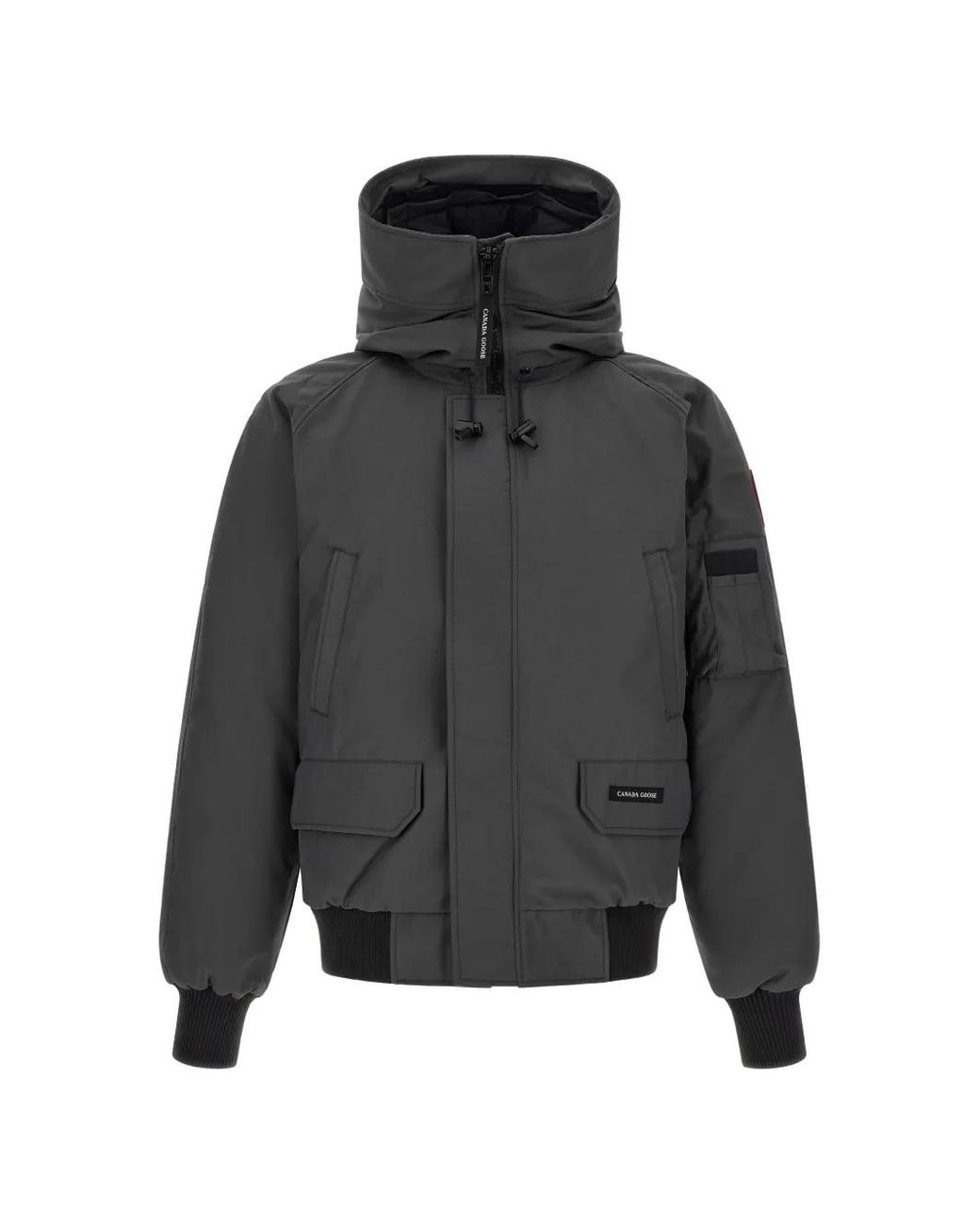 Canada Goose Gray Chilliwack Hooded Puffer Jacket for men