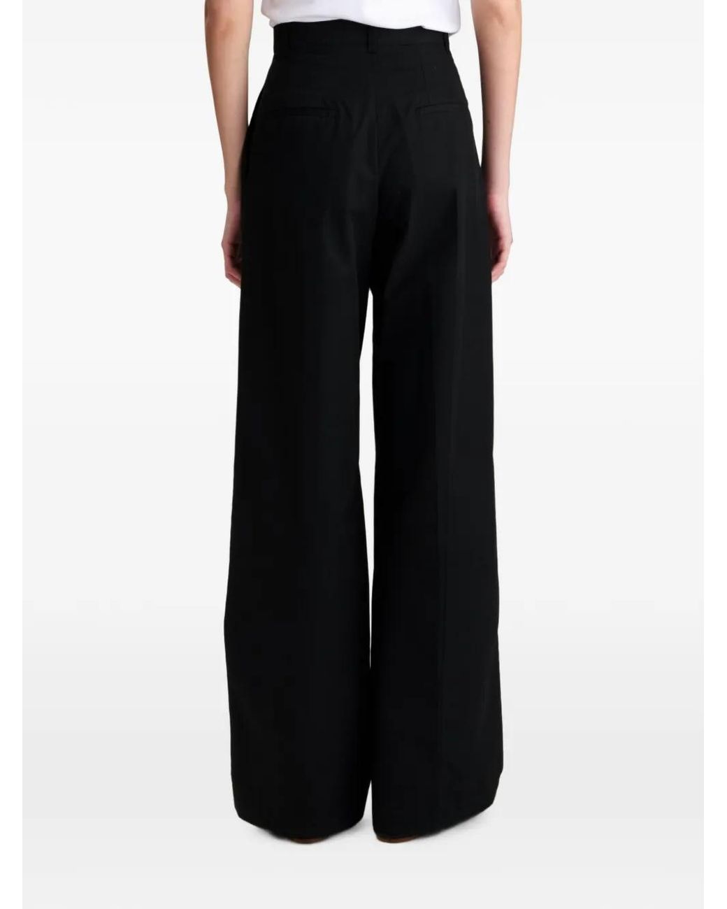A.P.C. Black Ginny Pleated Tailored Trousers