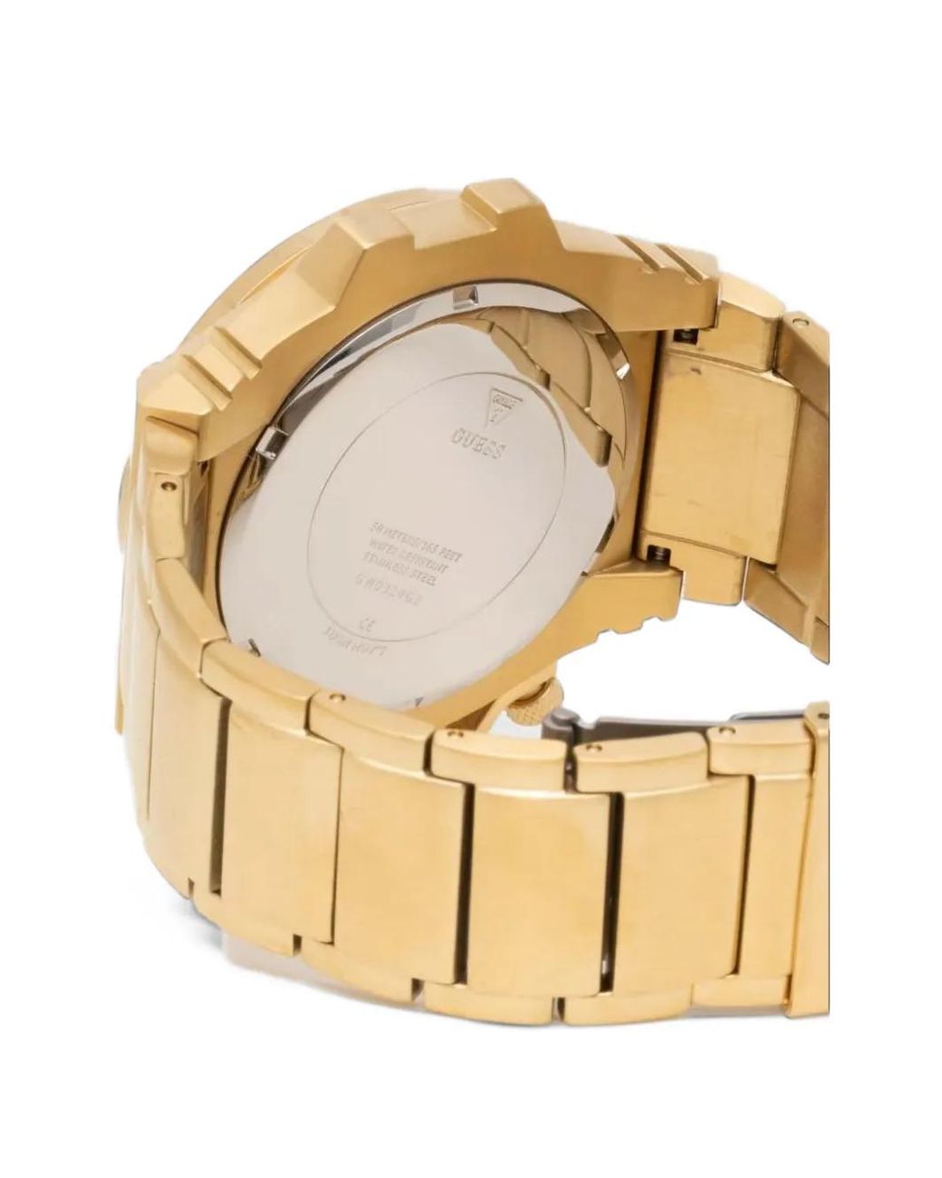 Guess Metallic Exposed Screw 48Mm Watch for men