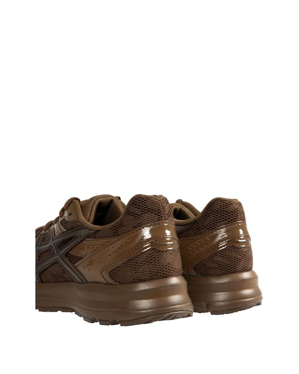 Asics Brown Jog 100S Lace-Up Sneakers for men