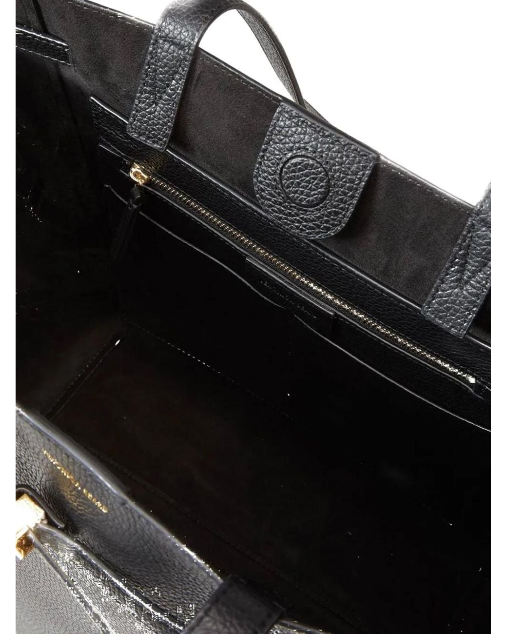 Veronica Beard Black Leather Tote Bag