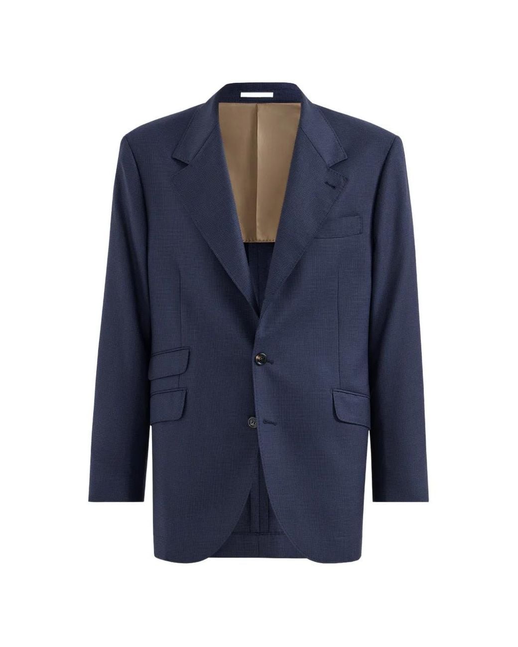 Brunello Cucinelli Cavallo Tailor Blazer in het Blue voor heren