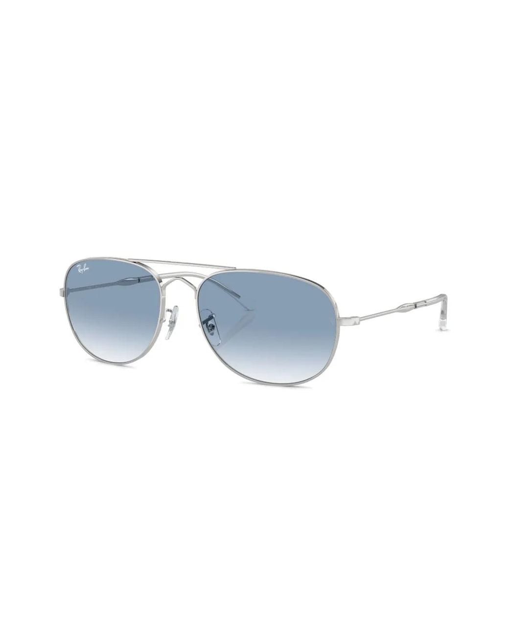 Ray-Ban Blue Bain Bridge Pilot-Frame Sunglasses
