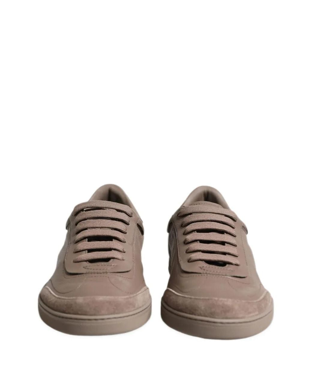 Dolce & Gabbana Brown Saint Tropez Low-Top Sneakers for men