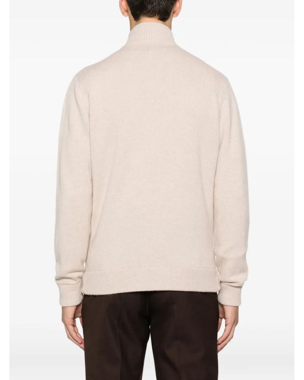 Della Ciana Geknöpfter Cardigan mit Klappentasche in Pink für Herren