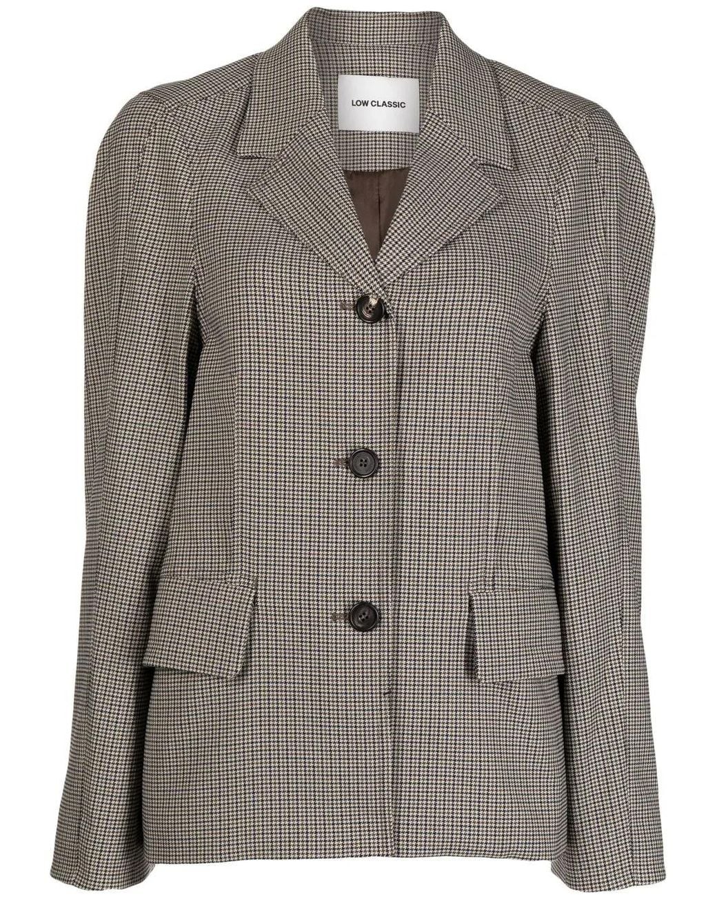 Low Classic Oversized Blazer in het Brown