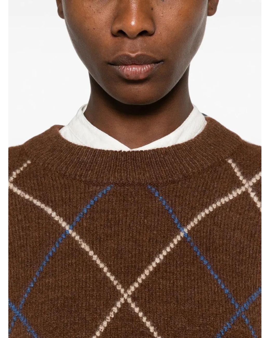 Moismont Natural Argyle Knit Sweater Vest