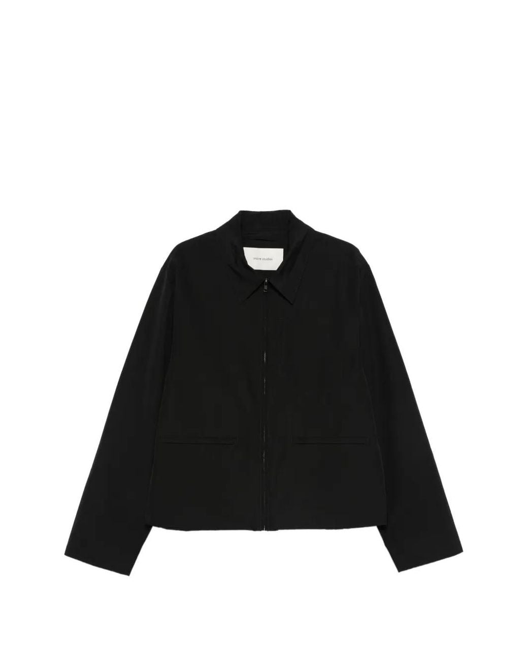 Entire studios Black Wight Zip-Up Jacket for men