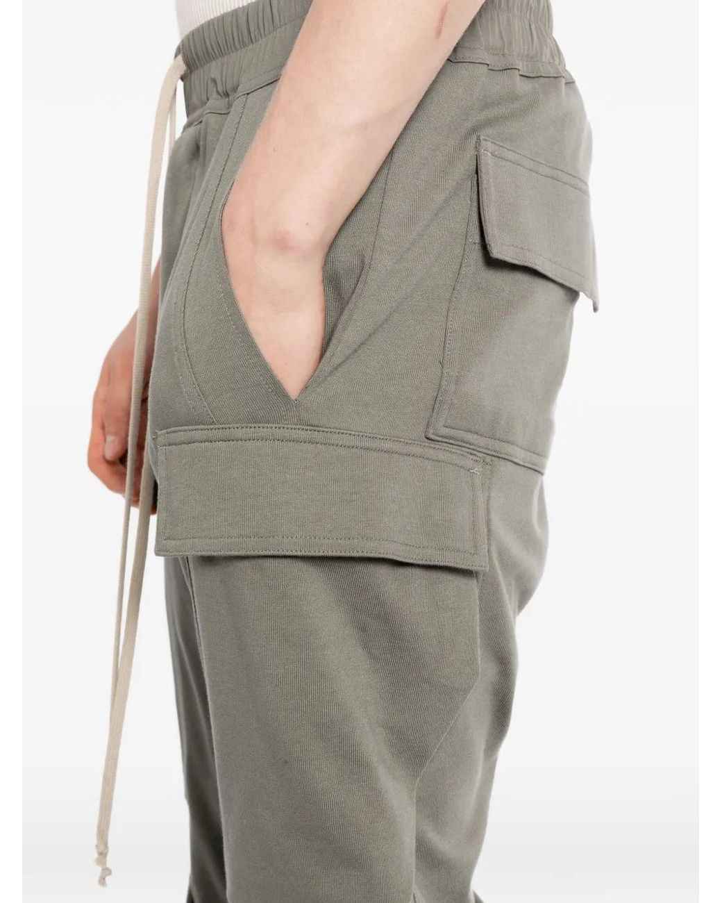 Rick Owens Gray Mastodon Megacargo Trousers for men