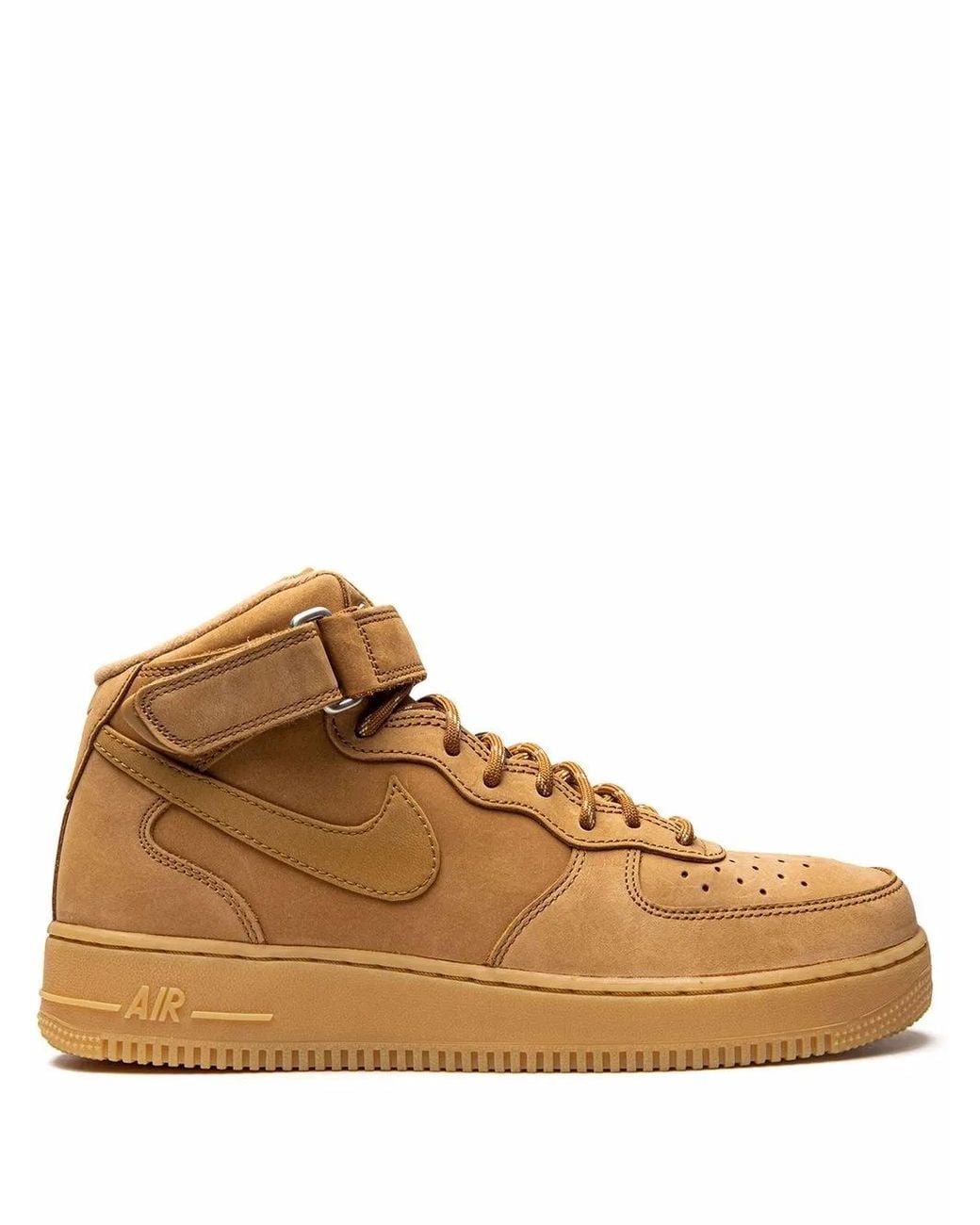 Nike Brown Air Force 1 Mid '07 "Flax" Sneakers for men