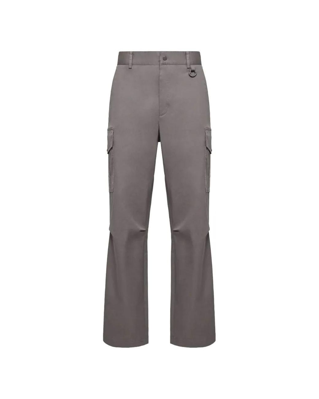Moncler Gray Pantalon À Poches Cargo for men