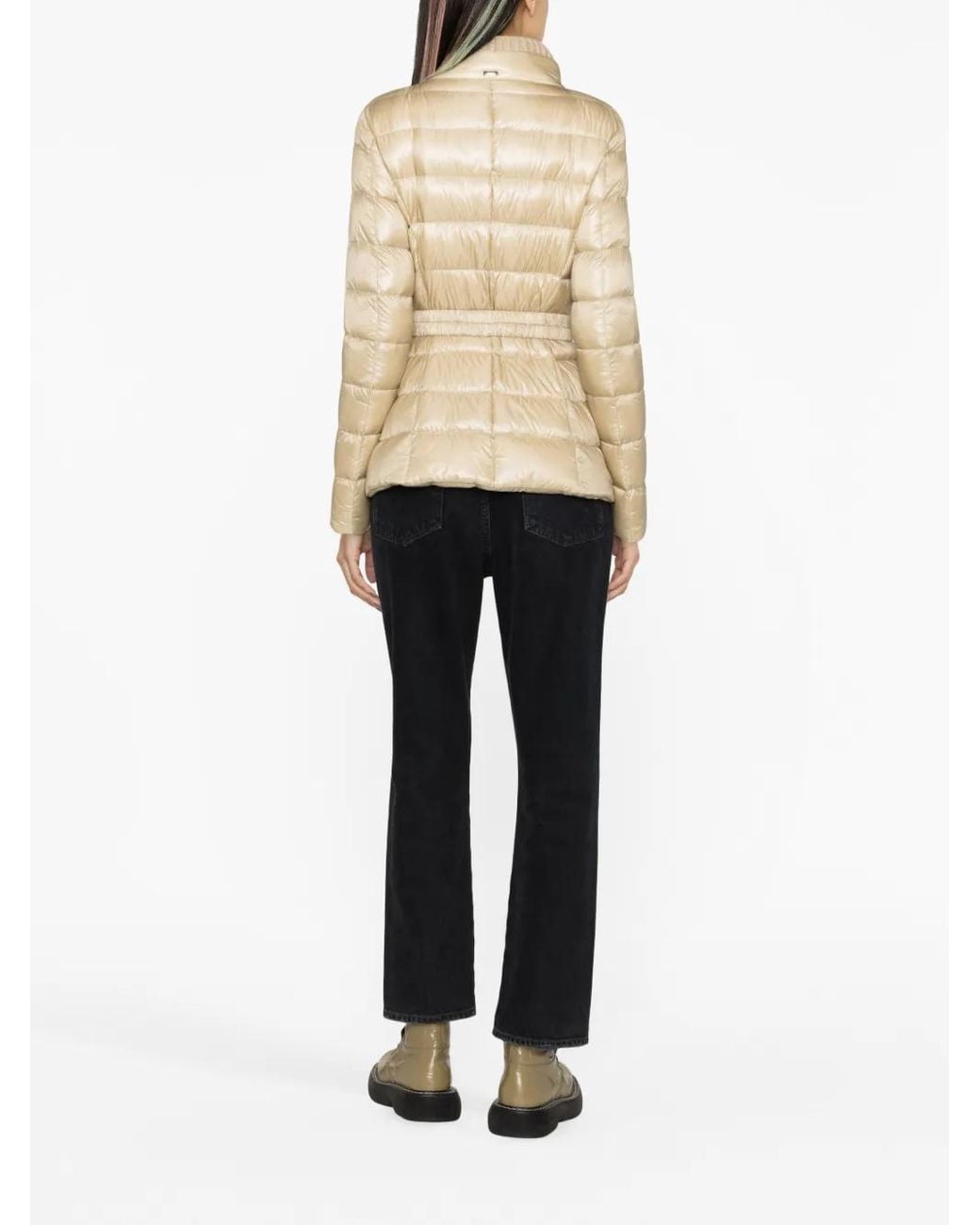 Herno Natural High-Neck Padded Jacket