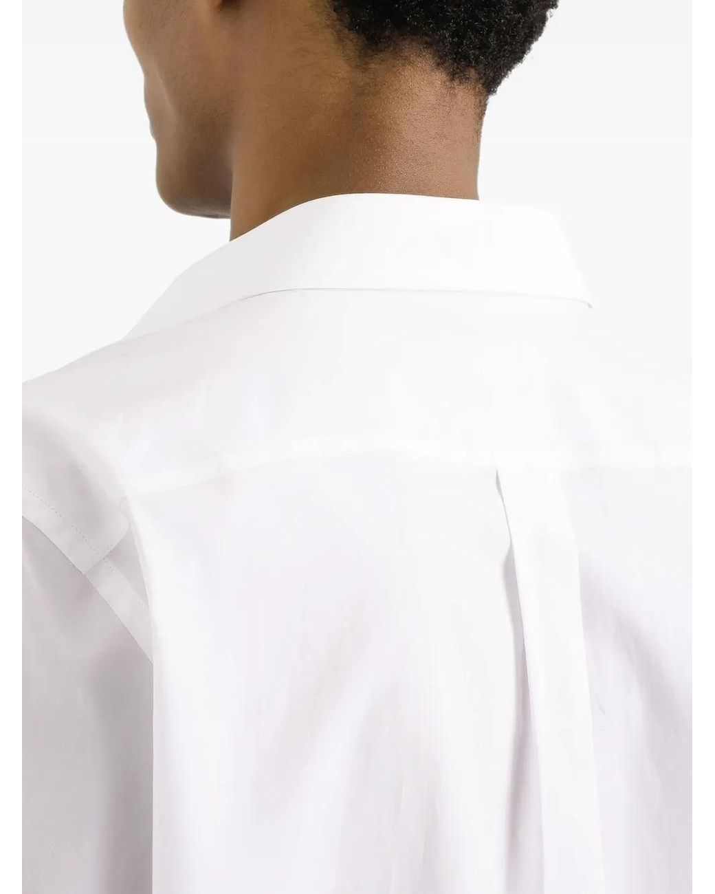 Dolce & Gabbana White Poplin Shirt for men