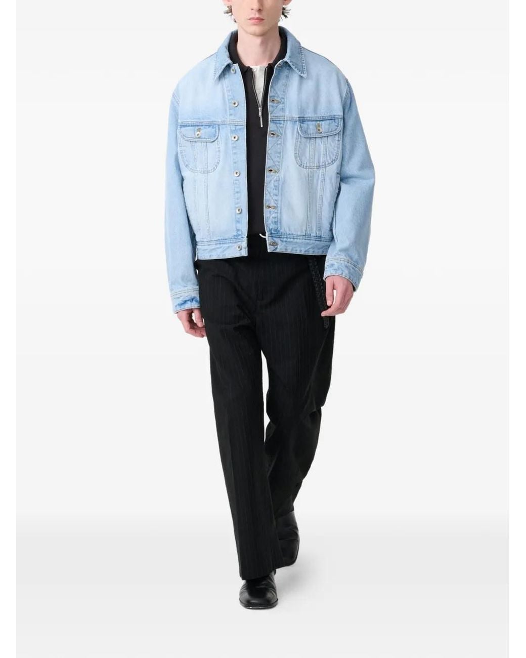 Studio Nicholson Blue Veste Derby En Jean for men