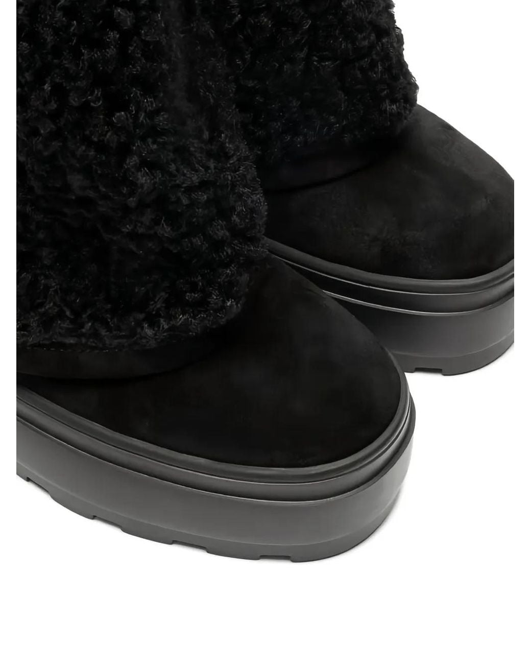 Stivaletti Platform Stringati di Casadei in Black