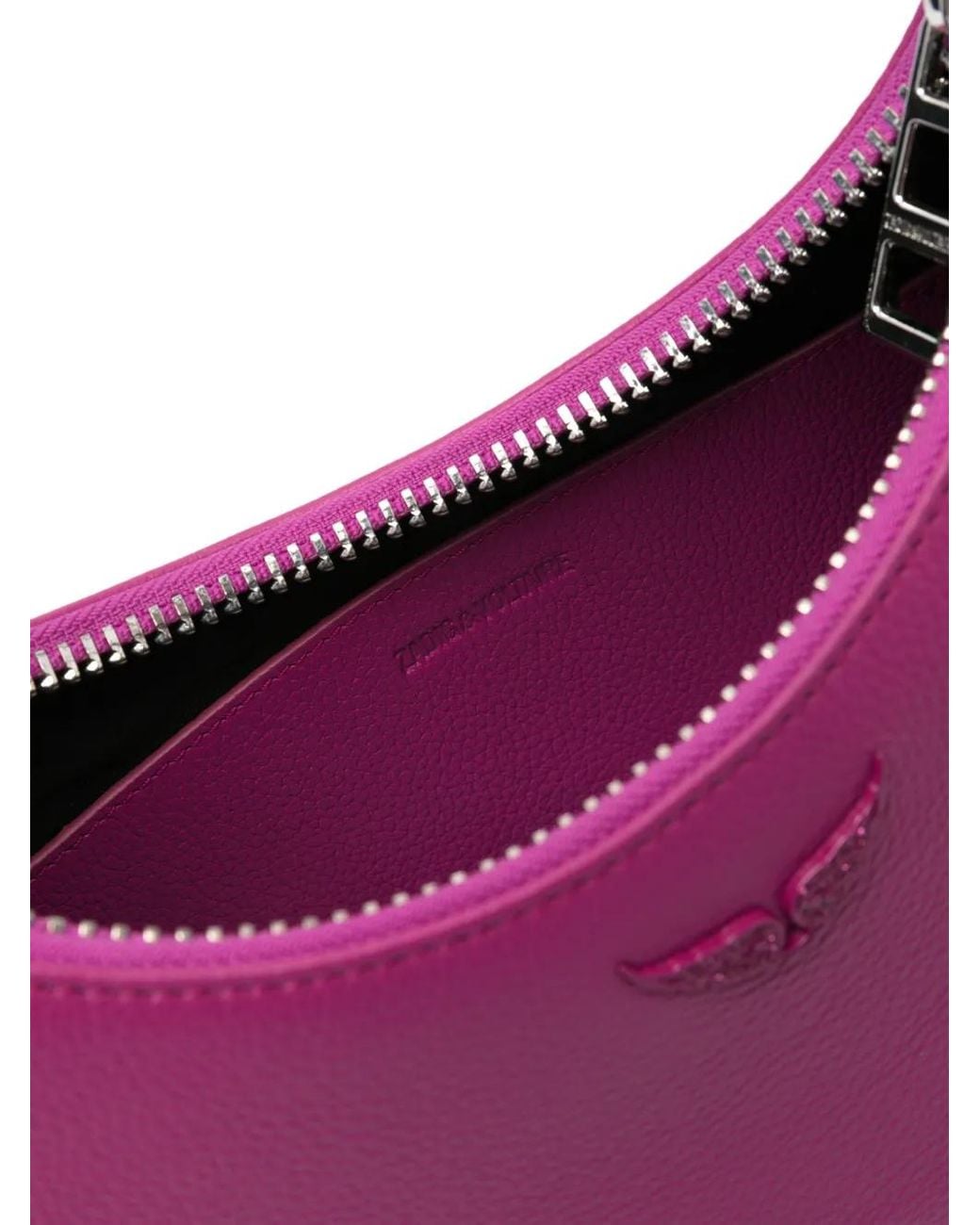Zadig & Voltaire Pink Moonrock Grained Tote Bag