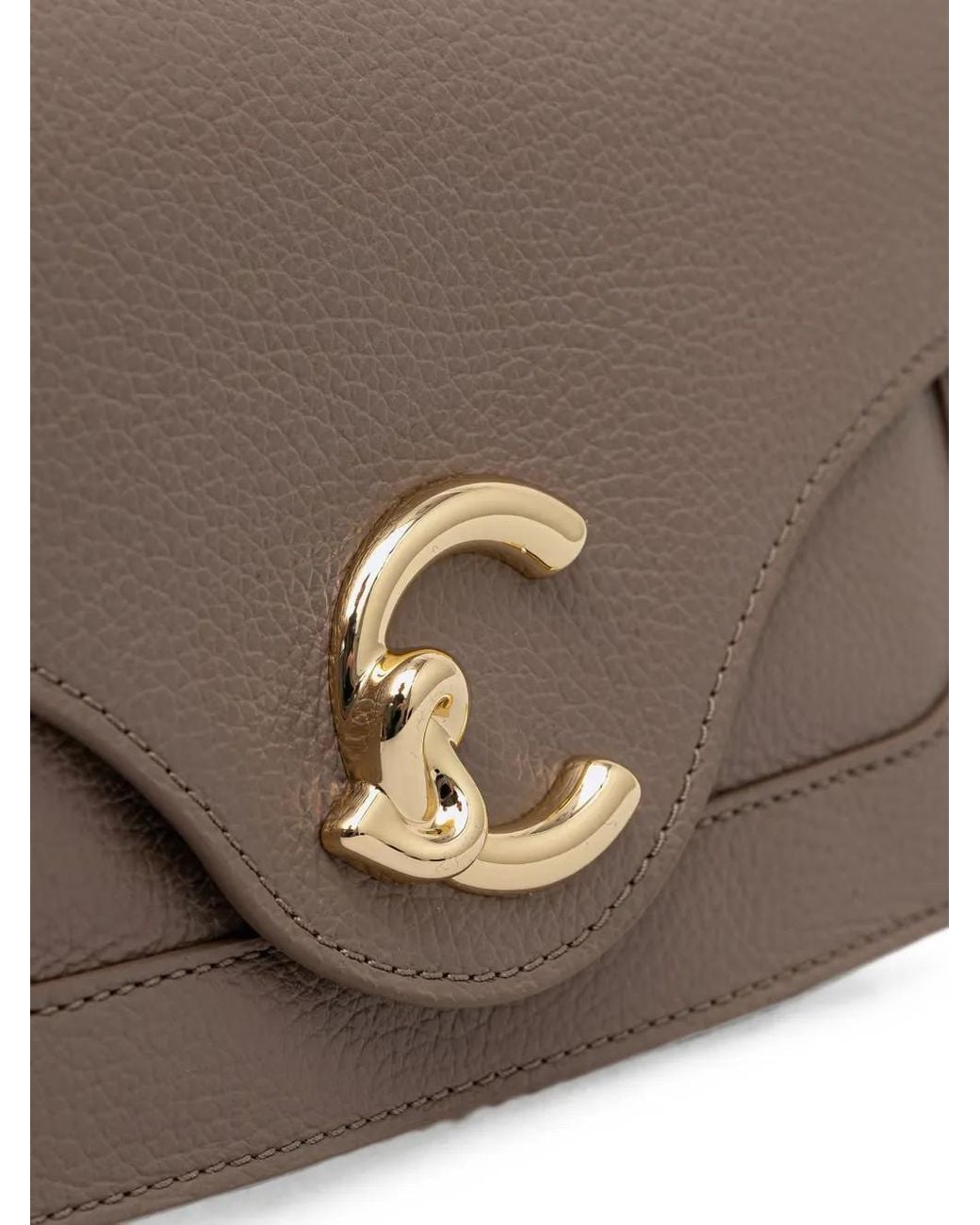 Coccinelle Gray Medium C-Me Shoulder Bag