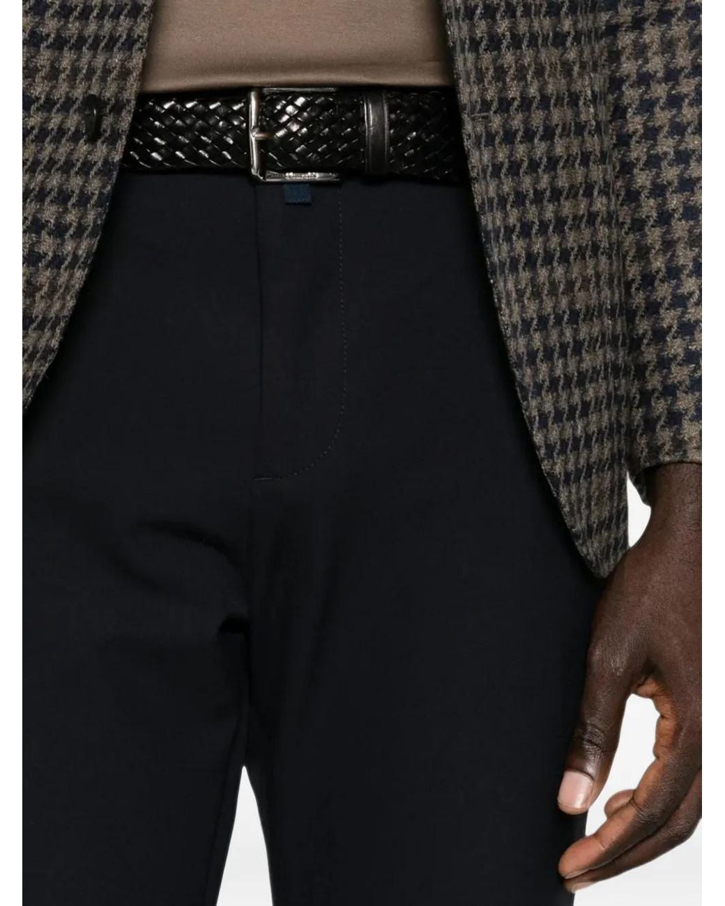 Jacob Cohen Blue Bard Regular-Fit Trousers for men